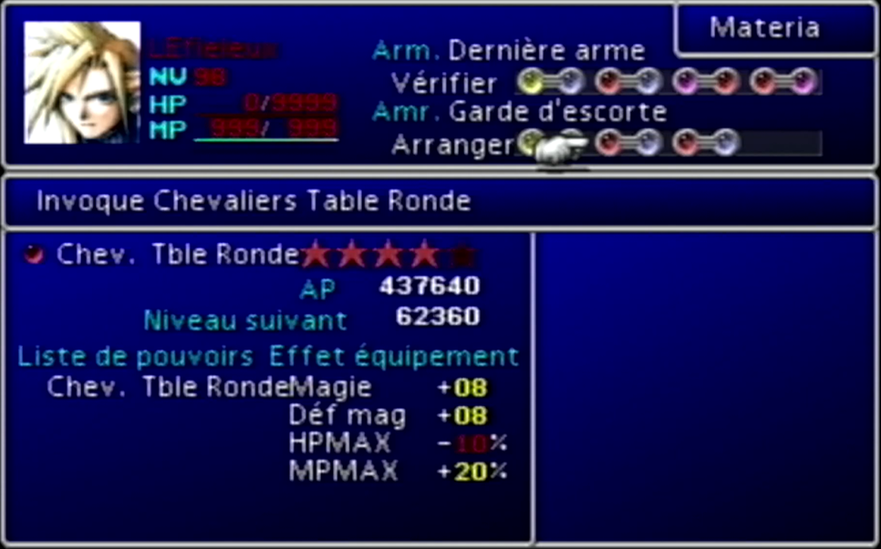 FINAL FANTASY VII - Quête du Chocobo Doré