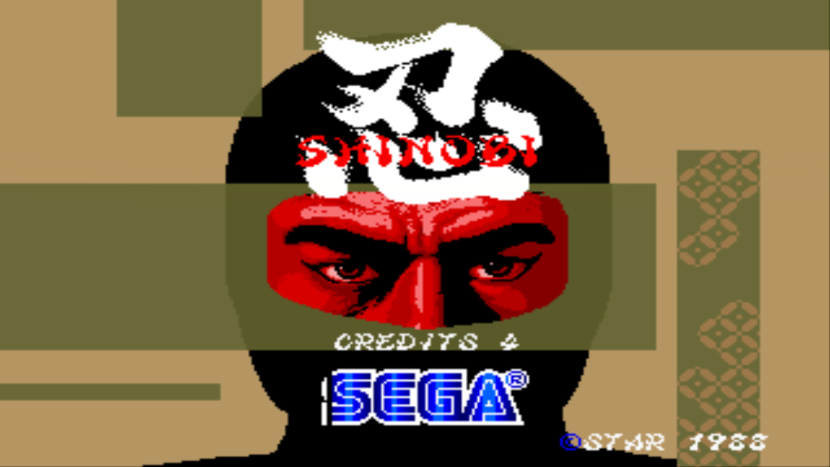 SHINOBI Arcade Sega